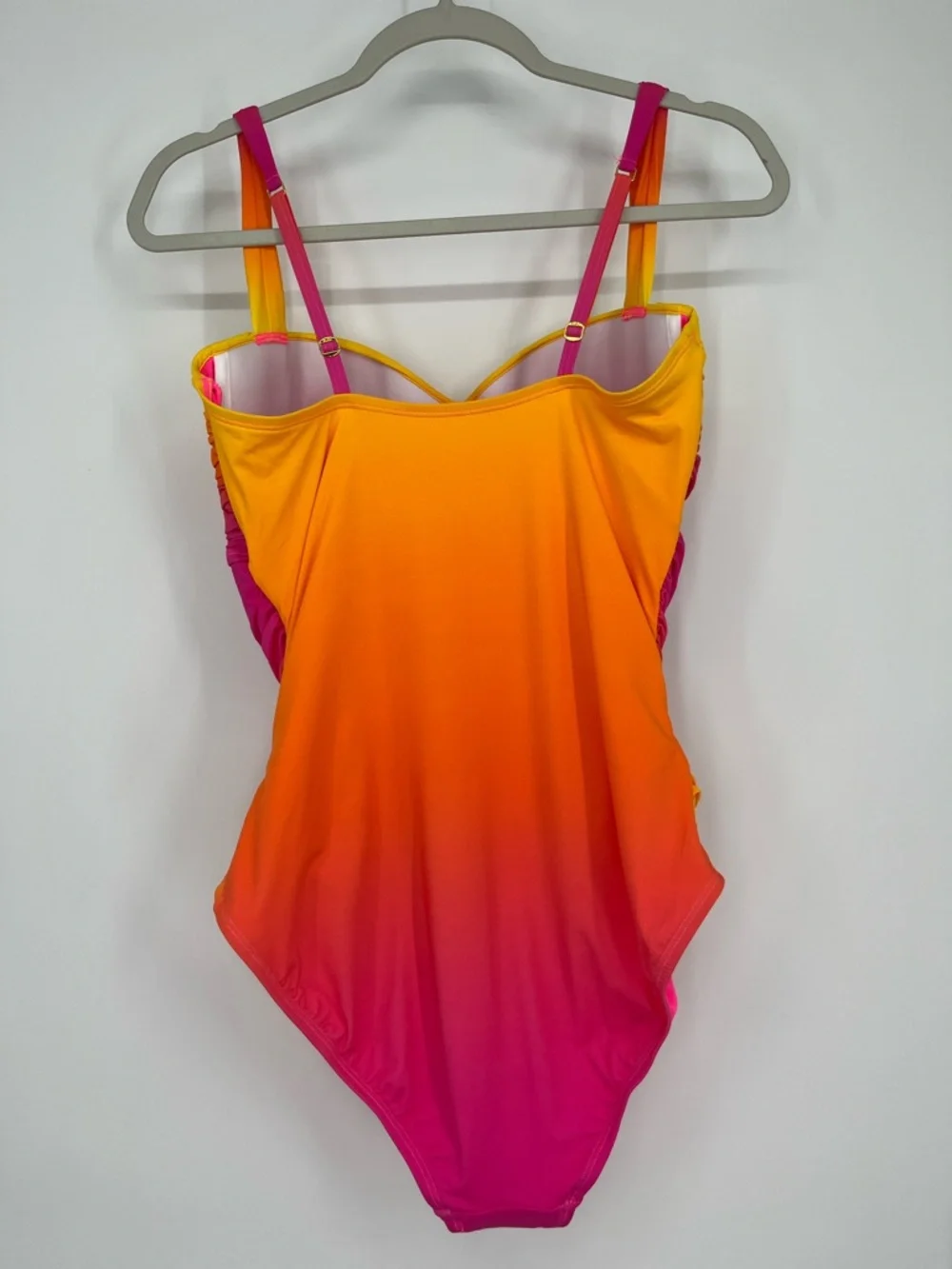 Bleu Rod Beattie Beat The Heat Shirred One-Piece Size 14 NWT